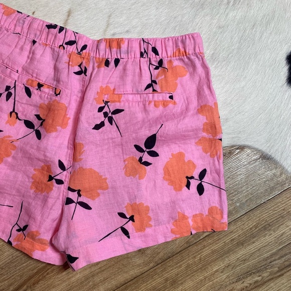 Cynthia Rowley women's linen shorts with a floral print - Picture 7 of 8